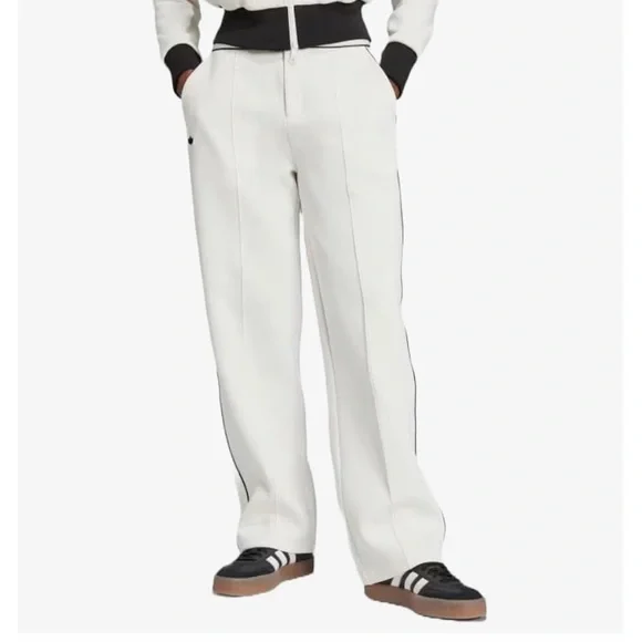 Adidas cream/Black premium tailored SET PANTS AND JACKET INCLUDED! WORE ONCE - Picture 3 of 5